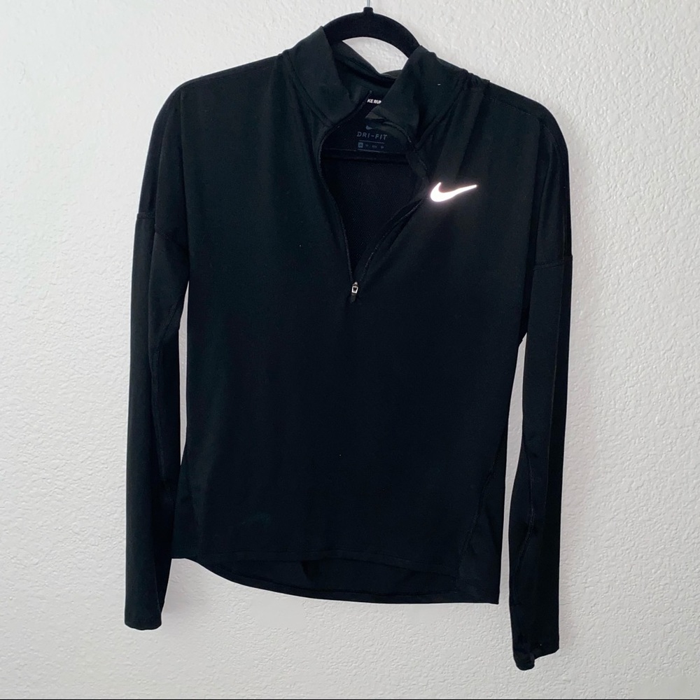 nike running workout half zip jacket
